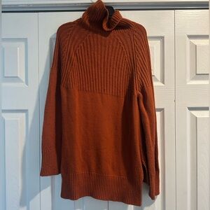 Burnt orange sweater